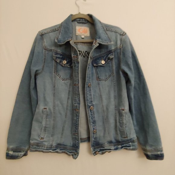 GB Not Your Girl brand jea denim jacket XS - Picture 2 of 16